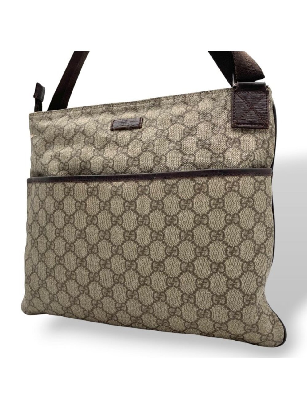 Gucci GG Supreme Shoulder Bag Crossbody Square